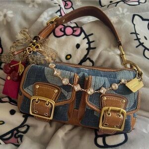 Vintage Denim Coach Legacy Bag